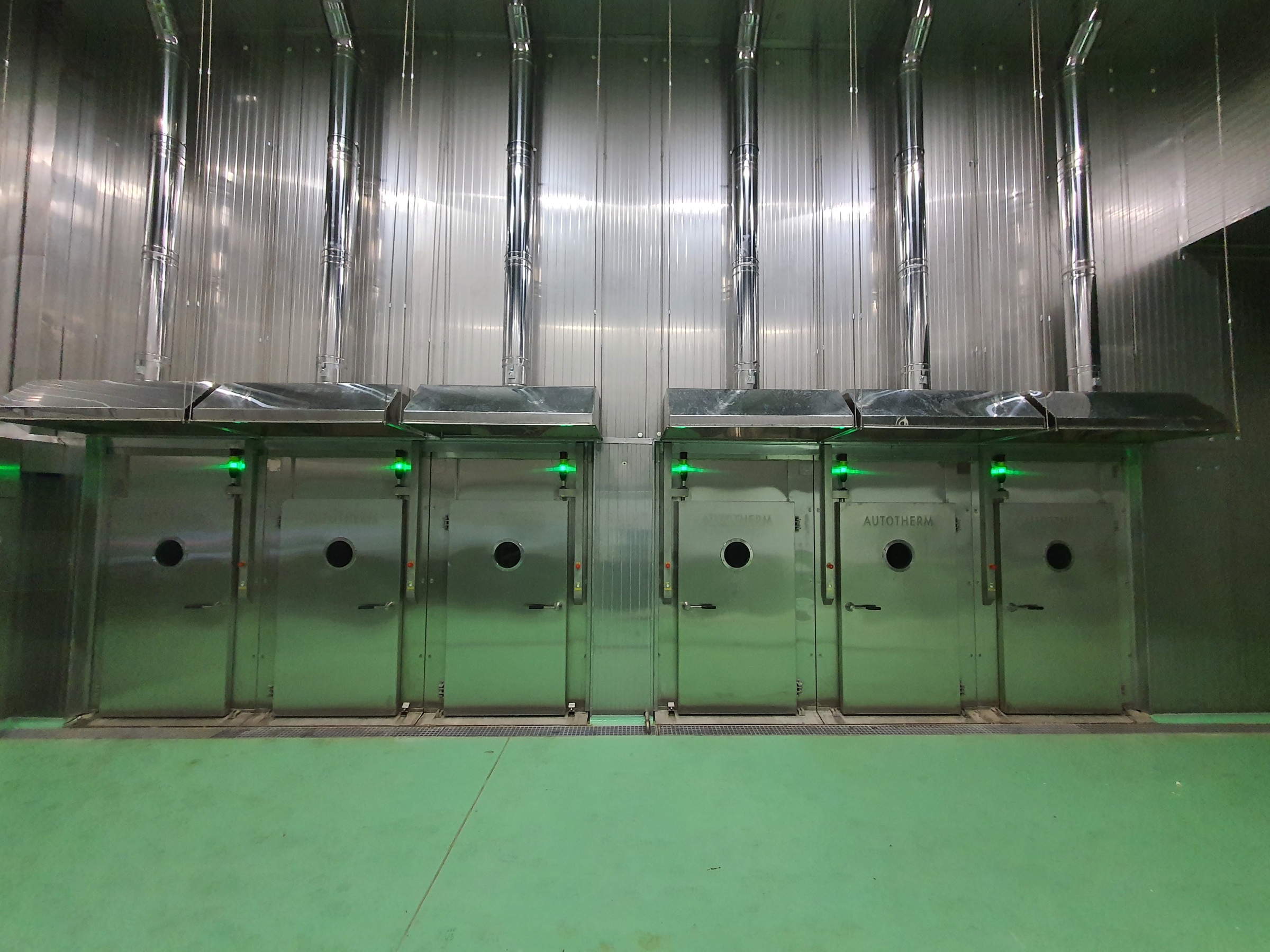 Однорядные камеры AUTOTHERM с отдельными вентиляторными модулями